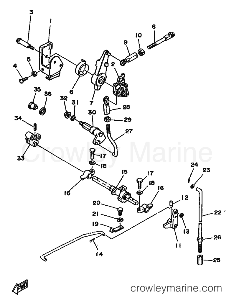 Yamaha Motors 30D (6J8) [999] - CONTROL