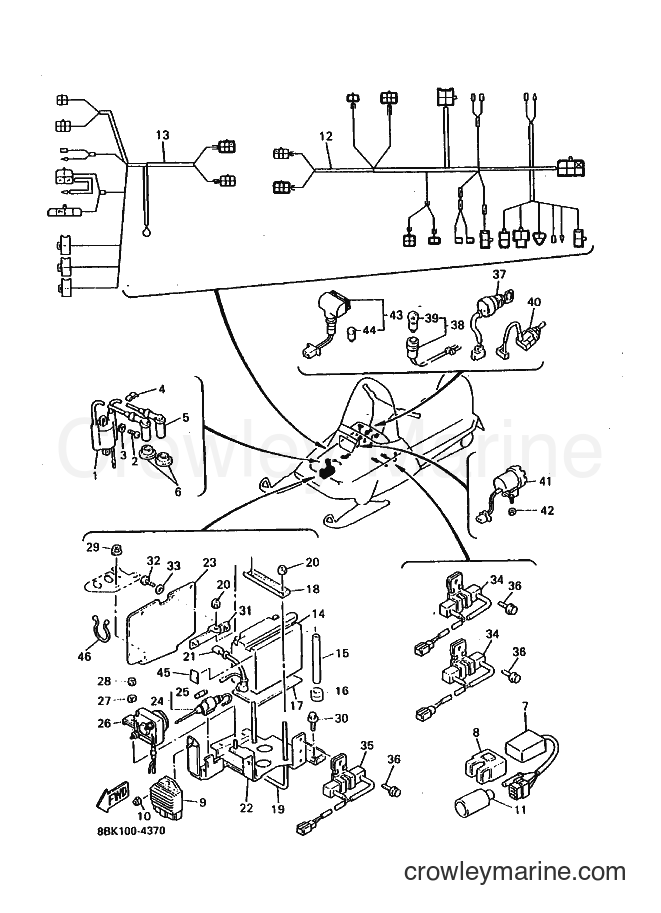 Yamaha Motors VT480 (8BK1) [020] - ELECTRICAL 1