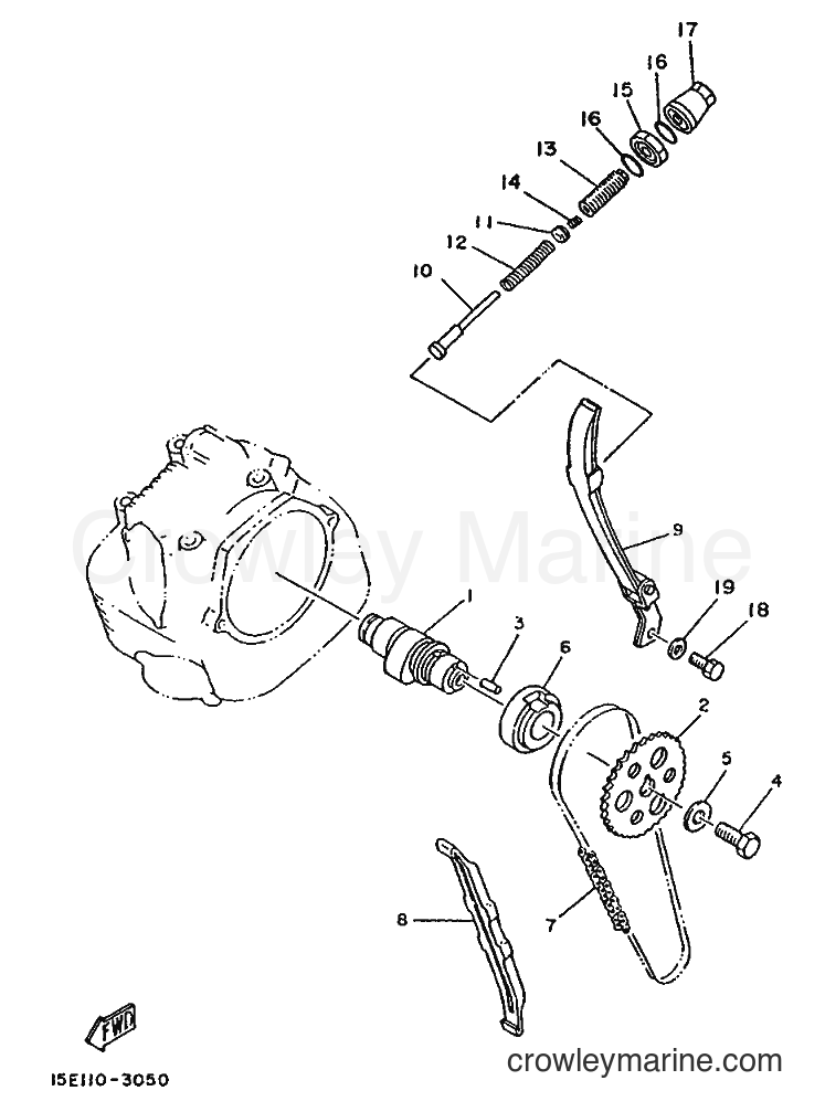 Yamaha Motors XT125 (2YE1) [99A] - CAMSHAFT & CHAIN