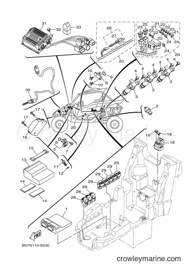 2017 ATV YXZ1000ETS - YXZ1000ETS (B57J) [010] - ELECTRICAL 1