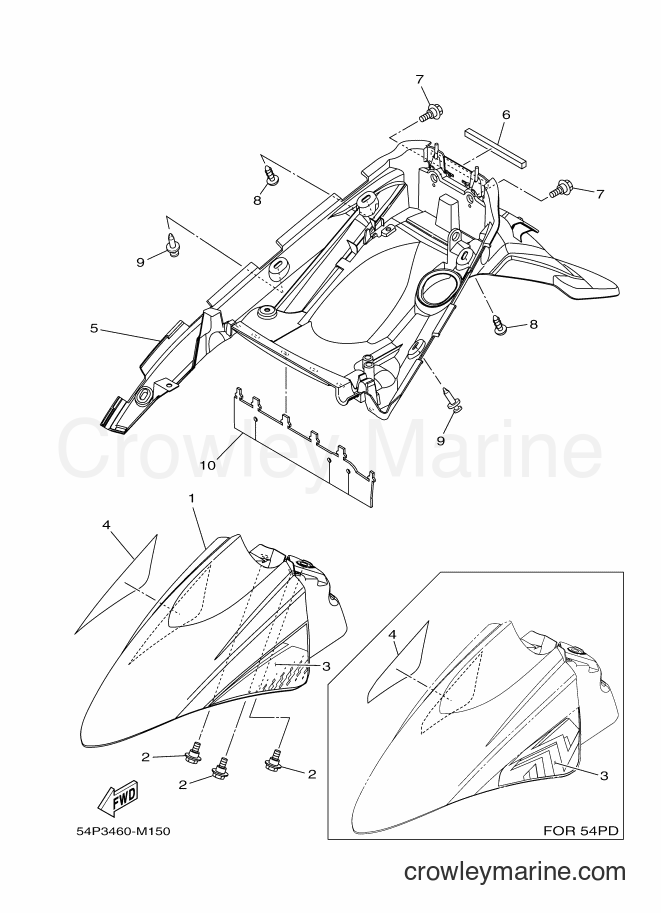 Yamaha Motors AL115FC (54PD) [010] - FENDER