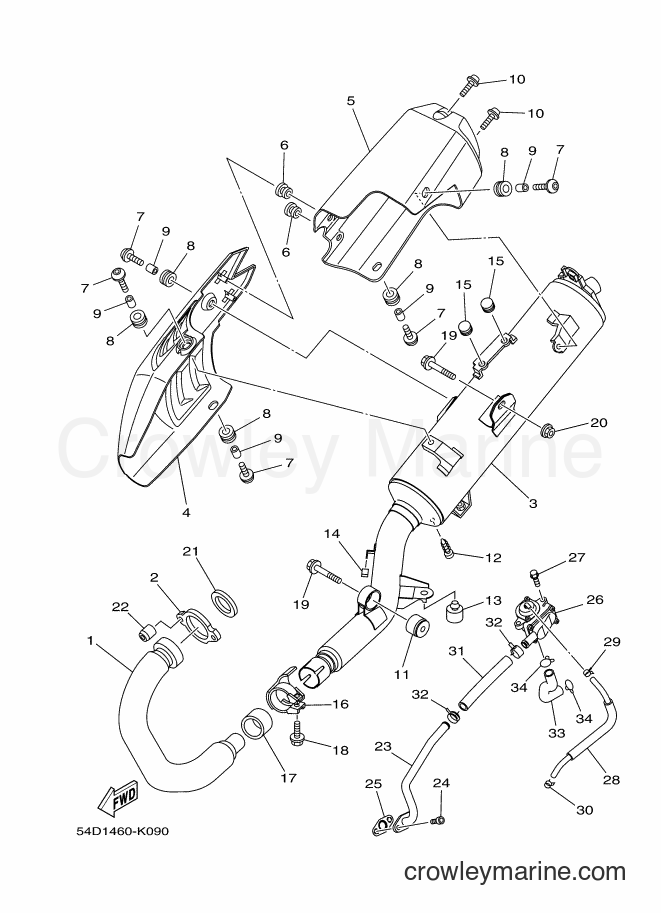 2014 Street Bike SX-4 - SX-4 (54D5) [010] - EXHAUST