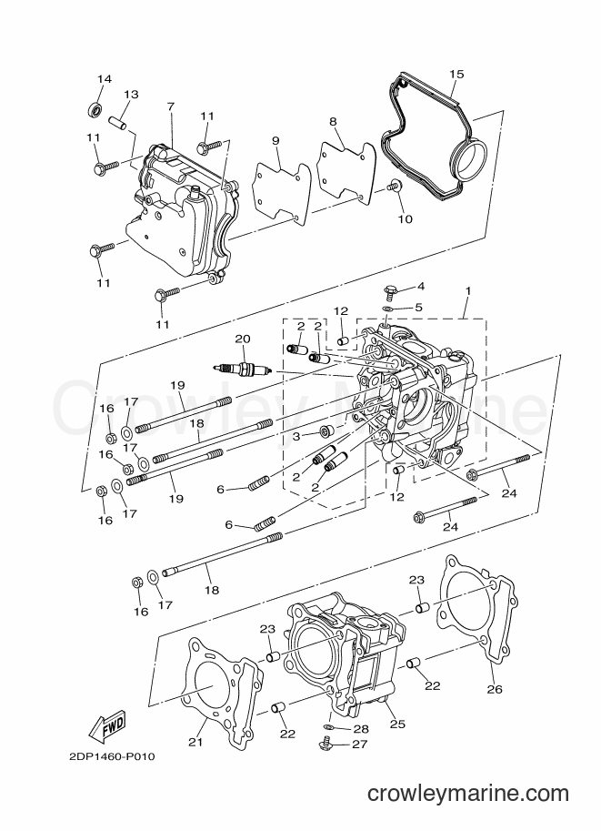 2015 Street Bike GPD150 - GPD150 (2DP2) [010] - CYLINDER