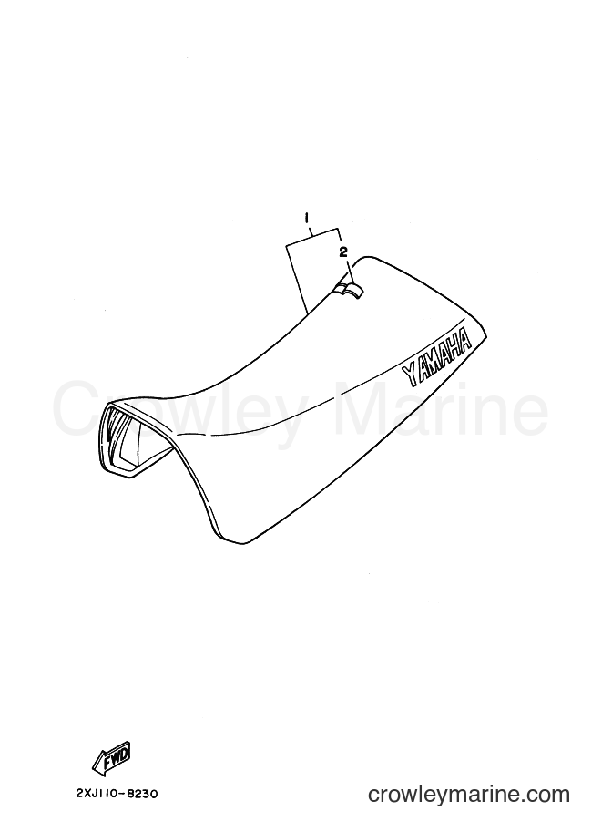 1993 ATV YFS200 - YFS200 (3JMB) [010] - SEAT