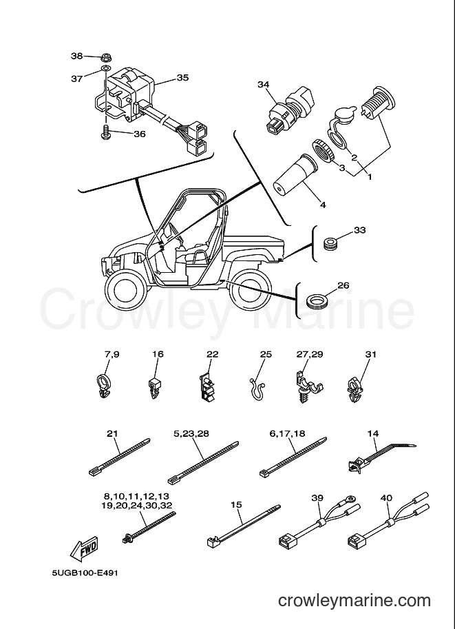 2006 ATV YXR660F - YXR660F (5UGC) [010] - ELECTRICAL 2