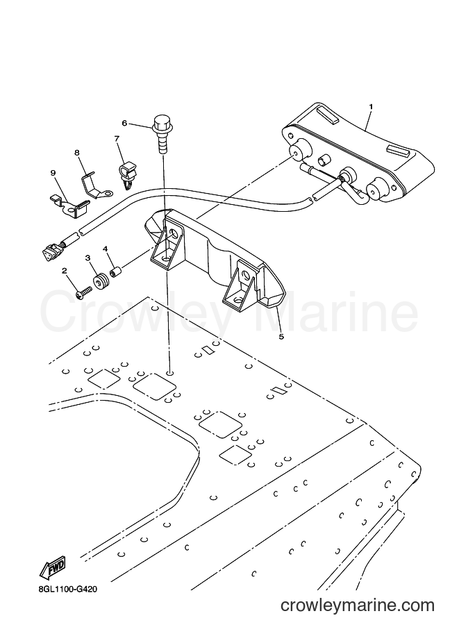 2009 Snowmobile RFX10RSS - RFX10RSS (8HK2) [010] - TAILLIGHT
