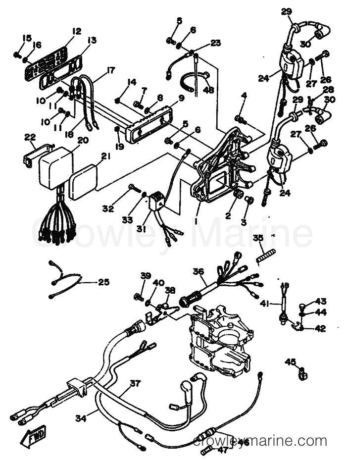 Yamaha Motors 55B (697) [999] - ELECTRICAL