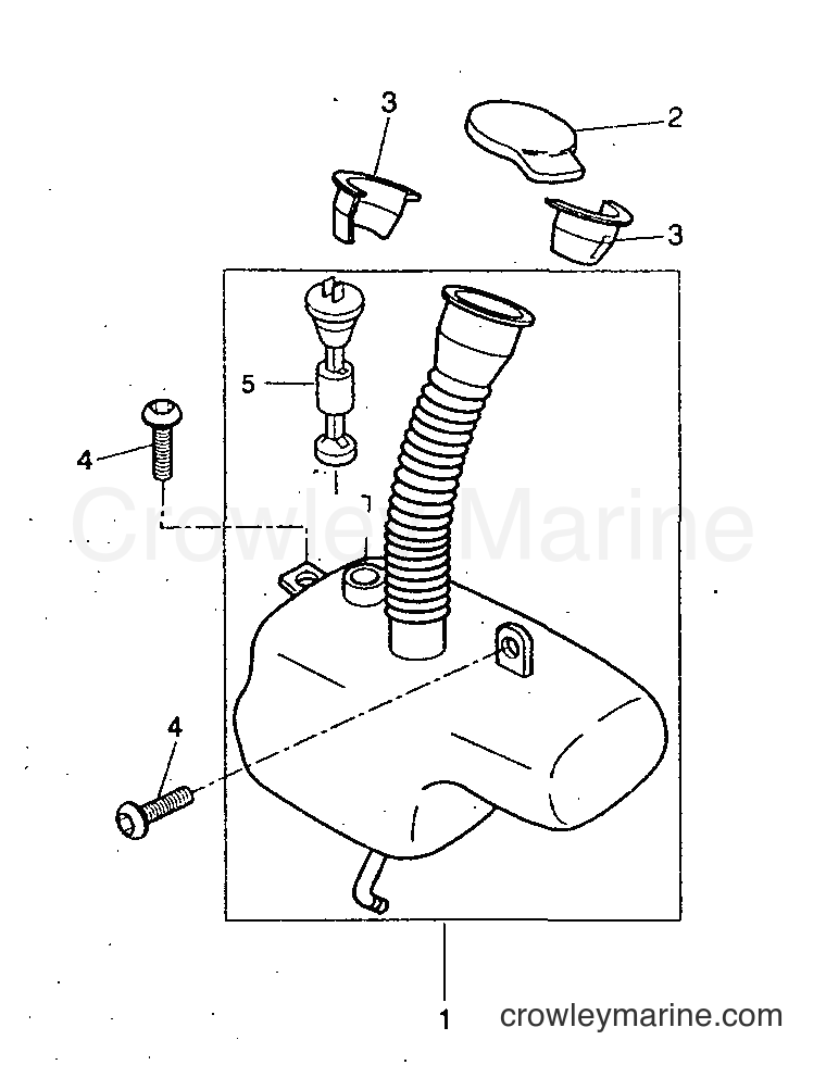 1999 Scooter YH50 - YH50 (5KG1) [010] - OIL TANK
