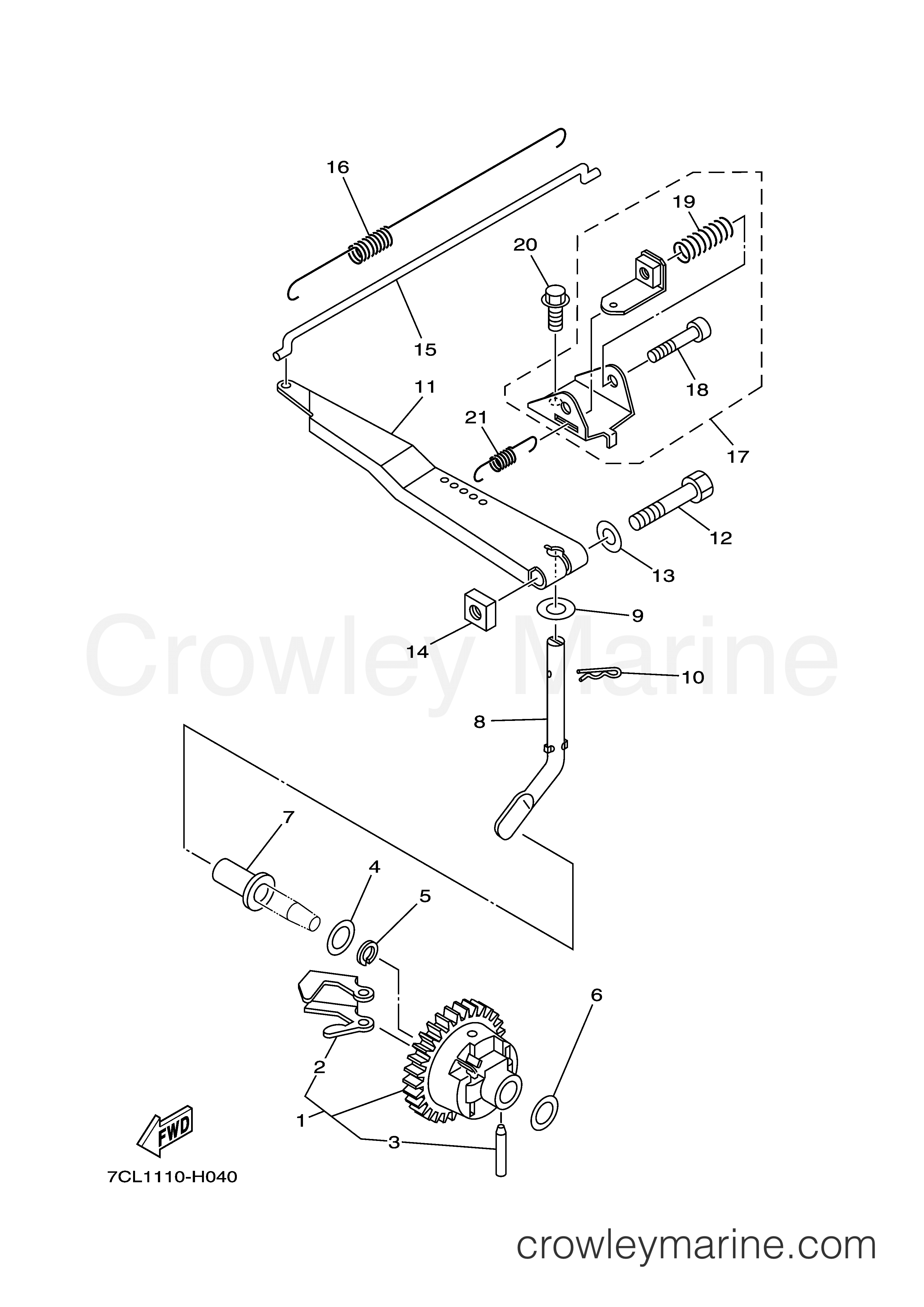 Yamaha Motors MZ125A1PU - GOVERNOR