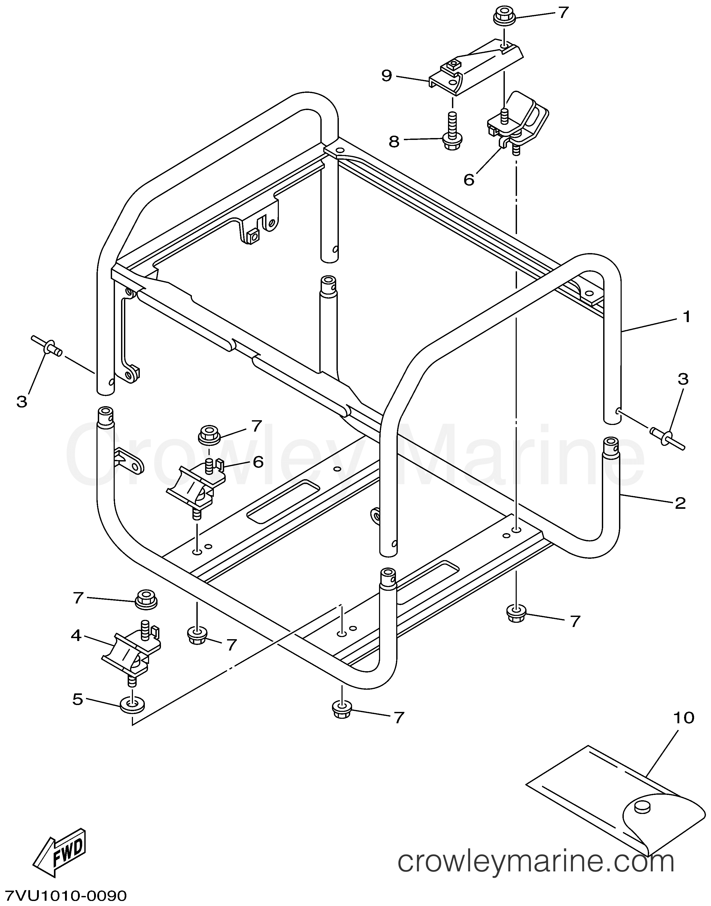 Yamaha Motors EF2800IC - FRAME