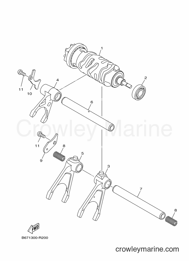 2016 Street Bike MTN1000 - MTN1000 (B671) [010] - SHIFT CAM & FORK