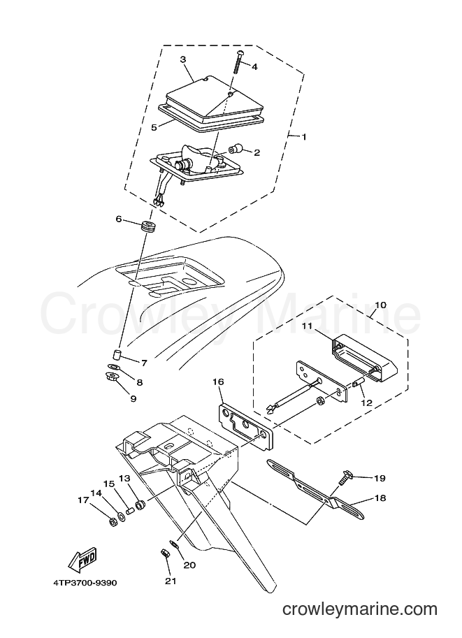 1999 Dirt Bike DT230 - DT230 (4TP3) [010] - TAILLIGHT