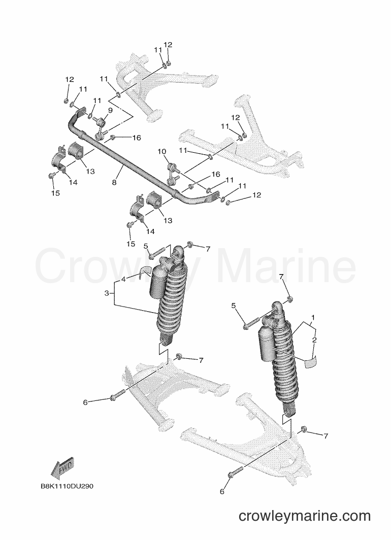 2019 ATV YXE850ENS - YXE850ENS (B8K8) [010] - REAR SUSPENSION