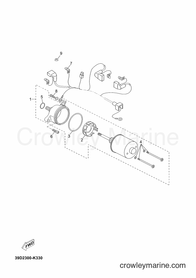 2011 Scooter YP125RA - YP125RA (39D8) [030] - STARTING MOTOR