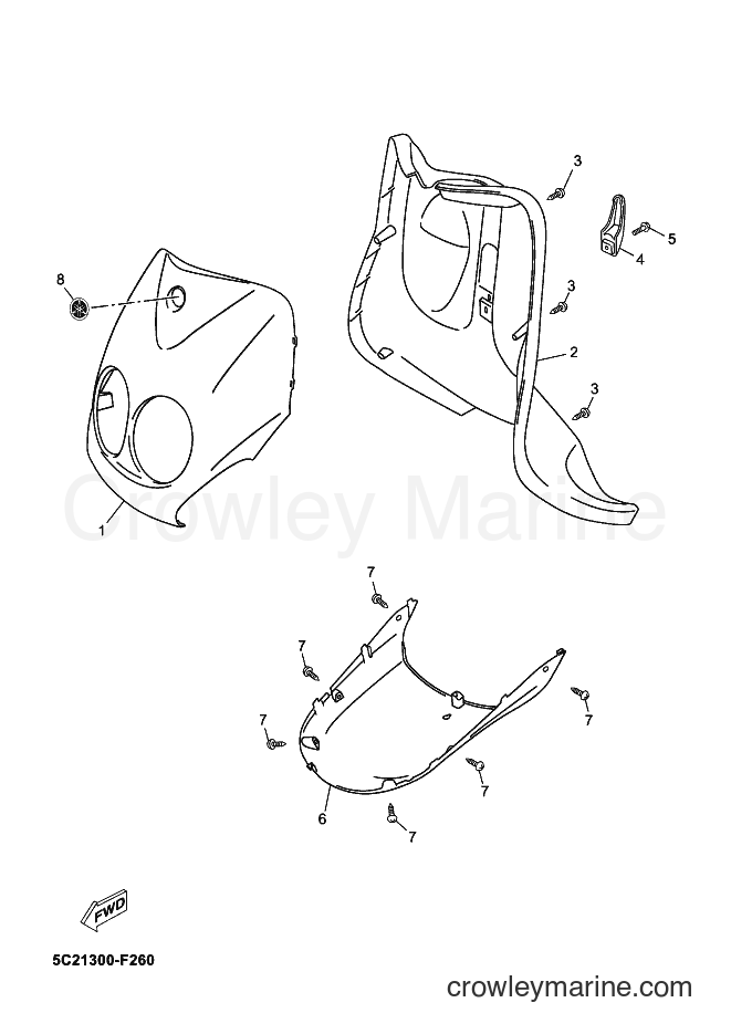 Yamaha Motors YN50 (5C2D) [050] - LEG SHIELD