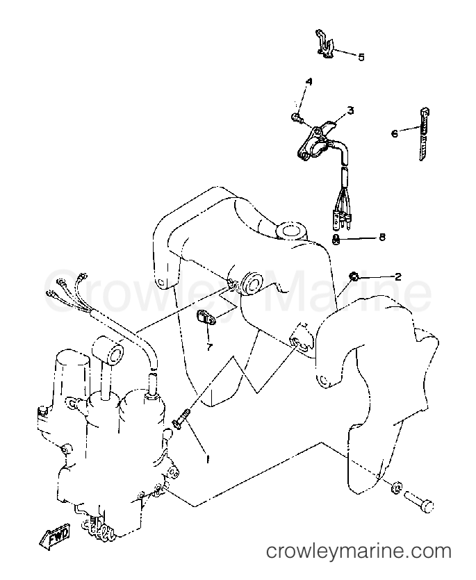 Yamaha Motors P60TLHP - BRACKET 2