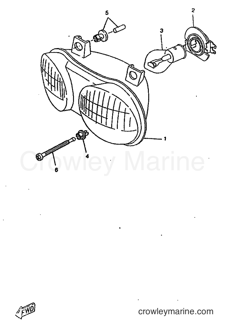 Yamaha Motors CW50RSX (5CD3) [010] - HEADLIGHT
