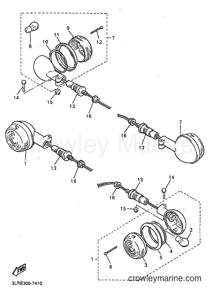 Yamaha Motors VMX12 (3LRB) [010] - CLIGNOTANT