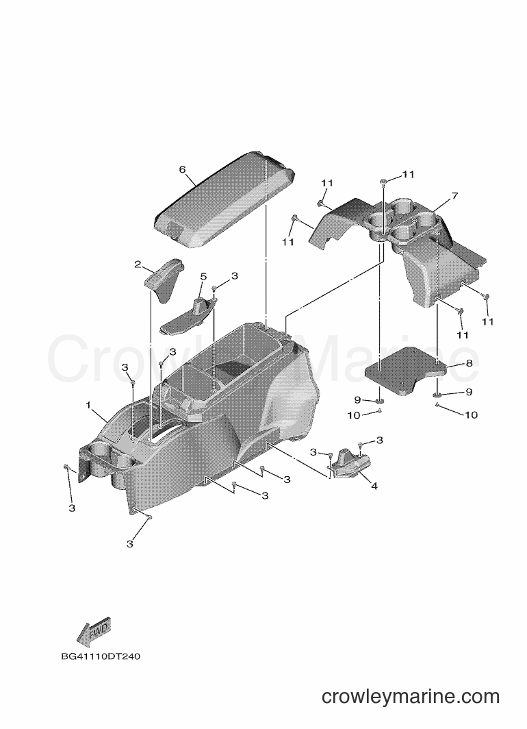 2019 ATV YXF850E - YXF850E (BG4E) [010] - SIDE COVER 3