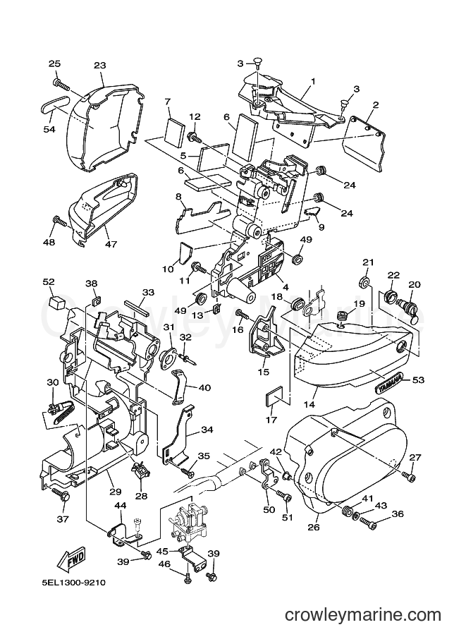 Yamaha Motors XVS1100 (5EL9) [010] - SIDE COVER