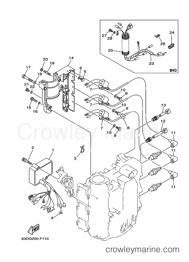 Yamaha Motors 40V (63C6) [030] - ELECTRICAL 1