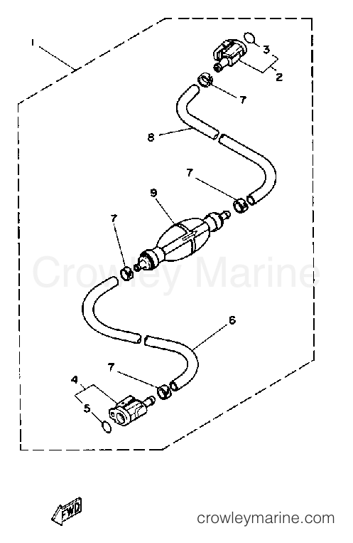Yamaha Motors V6EXCELLG - FUEL SYSTEM 2