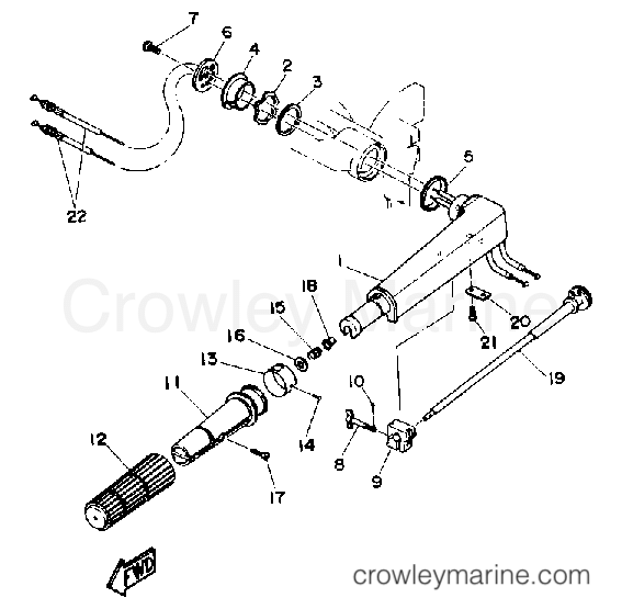 Yamaha Motors 6LD - STEERING