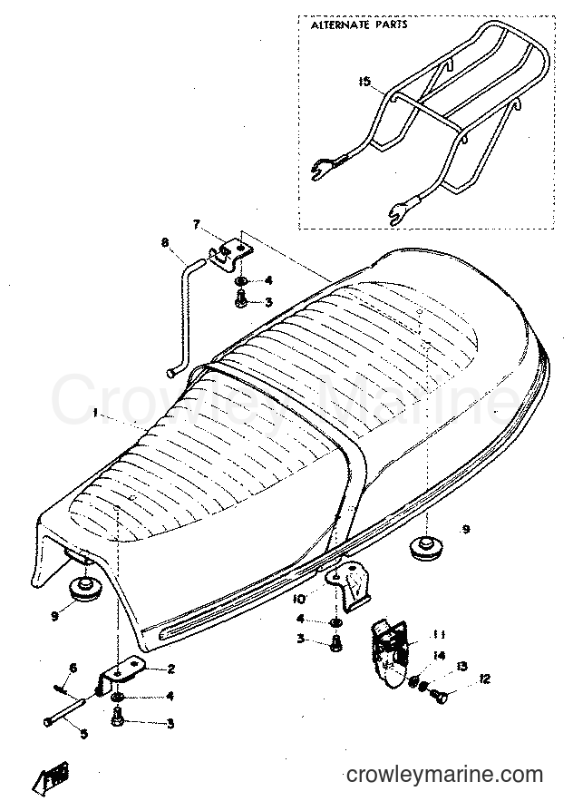 Yamaha Motors RD250 (RD0) [999] - SEAT