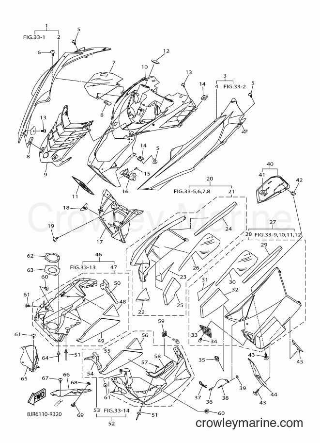 2016 Snowmobile SRV10XS - SRV10XS (8JR6) [010] - SHROUD