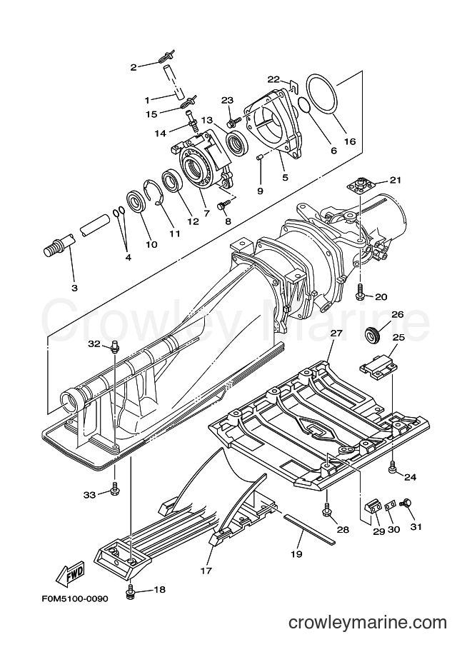 Yamaha Motors JET FOR XL700 (67EA) [03A] - JET UNIT 2