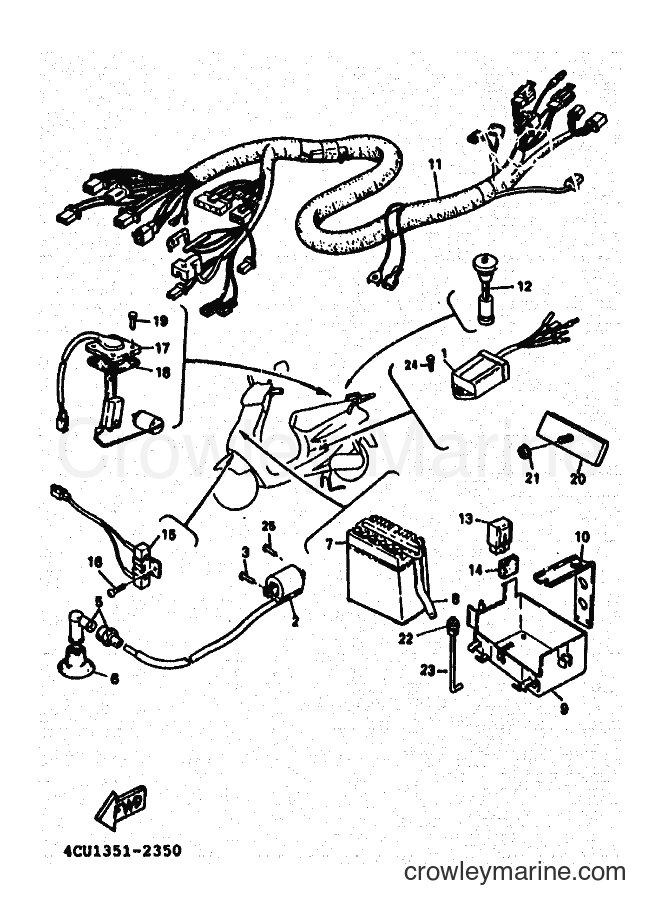 Yamaha Motors YE50 (4LN4) [999] - ELECTRICAL 2