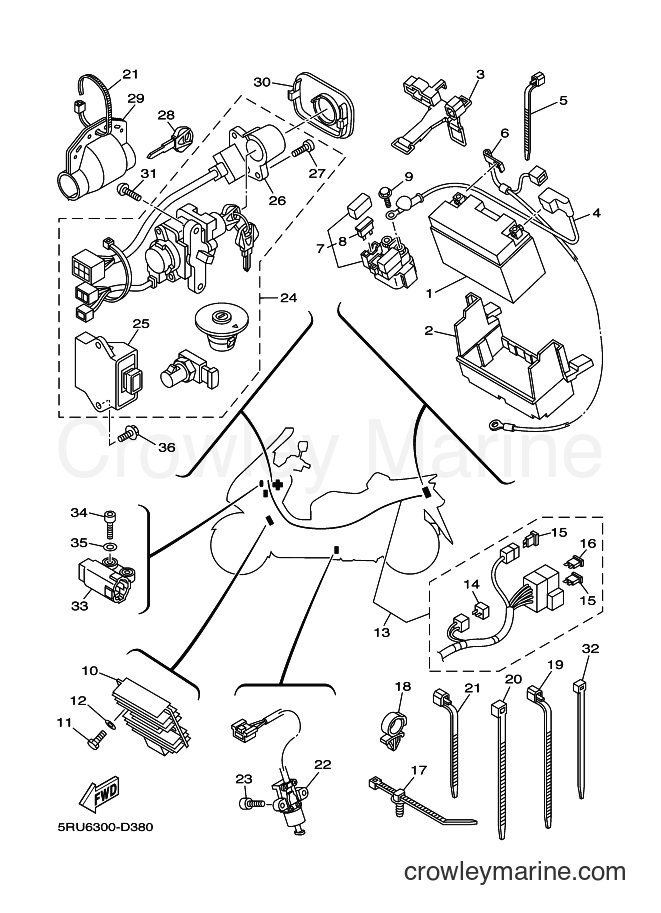 Yamaha Motors YP400 (5RU6) [030] - ELECTRICAL 1