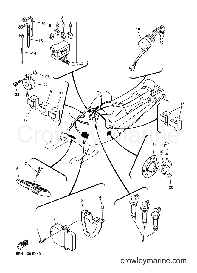 2006 Snowmobile VK10 - VK10 (8FN2) [020] - ELECTRICAL 1