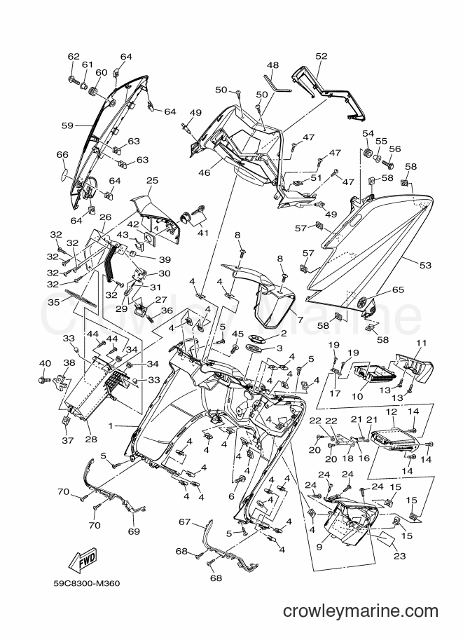 Yamaha Motors XP500 (59CS) [010] - LEG SHIELD