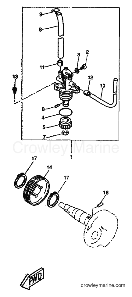 1999 Scooter CW50 - CW50 (4VVP) [010] - OIL PUMP