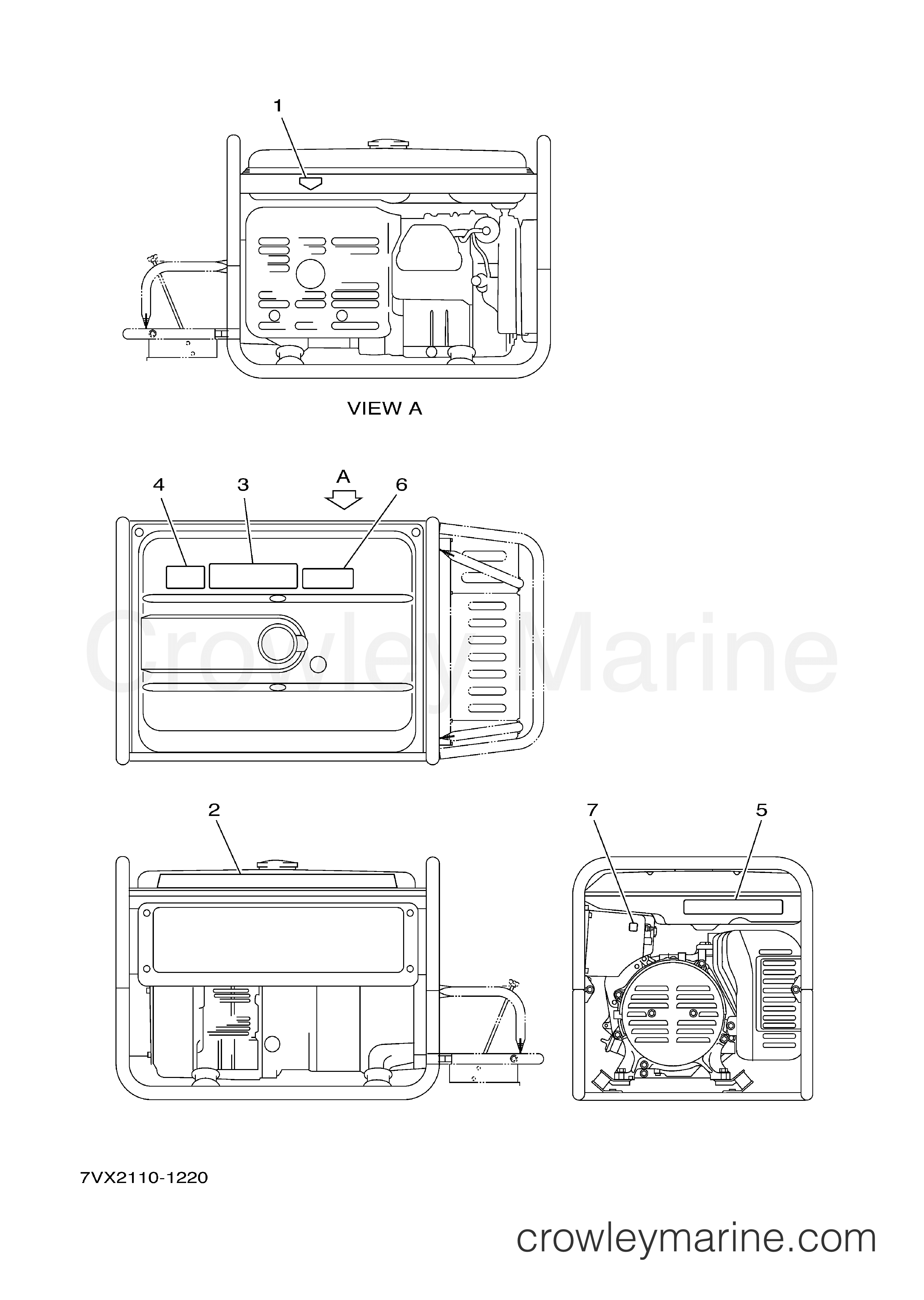 Yamaha Motors YG5200DY - LABELS