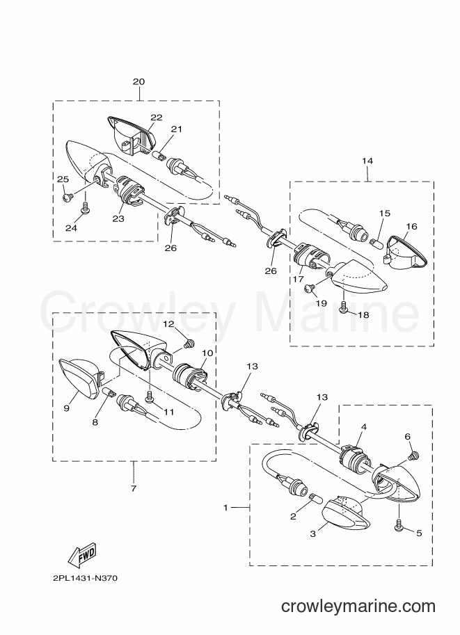 2014 Sport Bike YZF-R15 - YZF-R15 (2PL1) [010] - FLASHER LIGHT