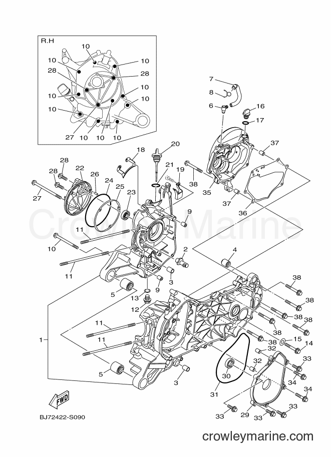 2018 Street Bike LNB125 - LNB125 (BJ76) [010] - CRANKCASE 2