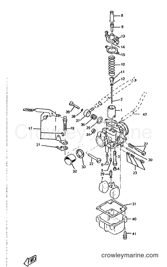 1988 Scooter DT50R - DT50R (3HL2) [999] - CARBURETOR