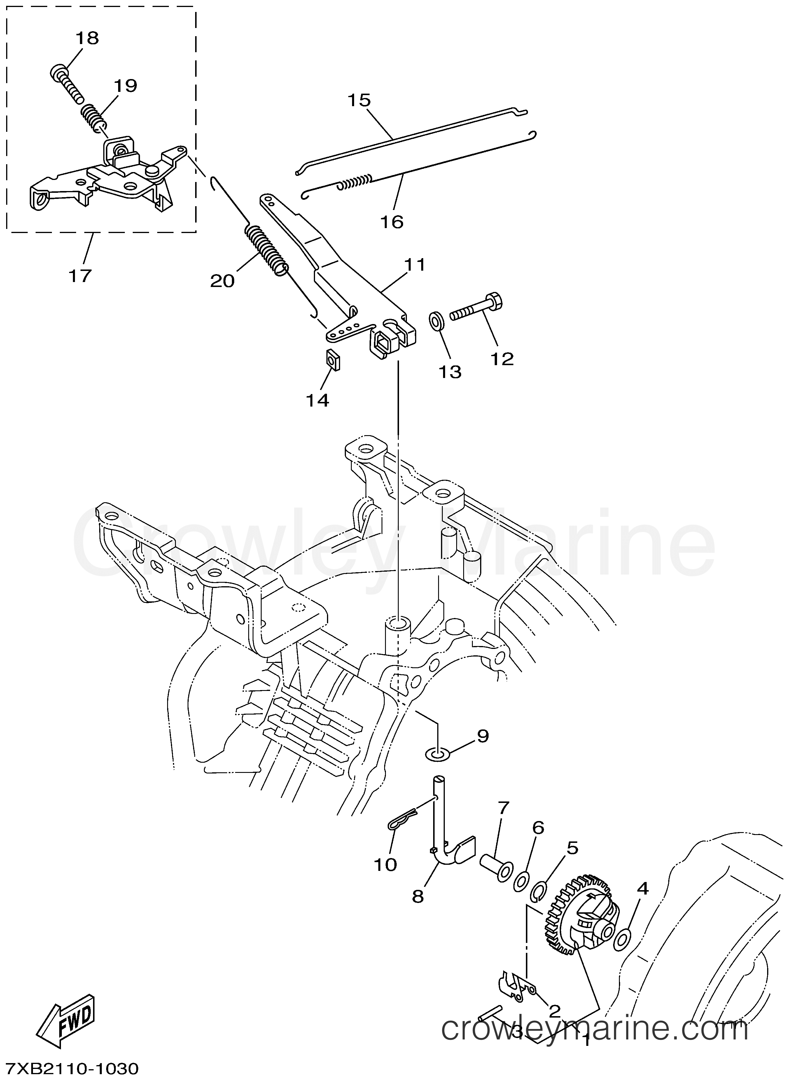 Yamaha Motors EF4600A - GOVERNOR 1