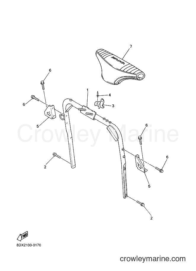 Yamaha Motors VT500XL (8DX2) [030] - STEERING GATE