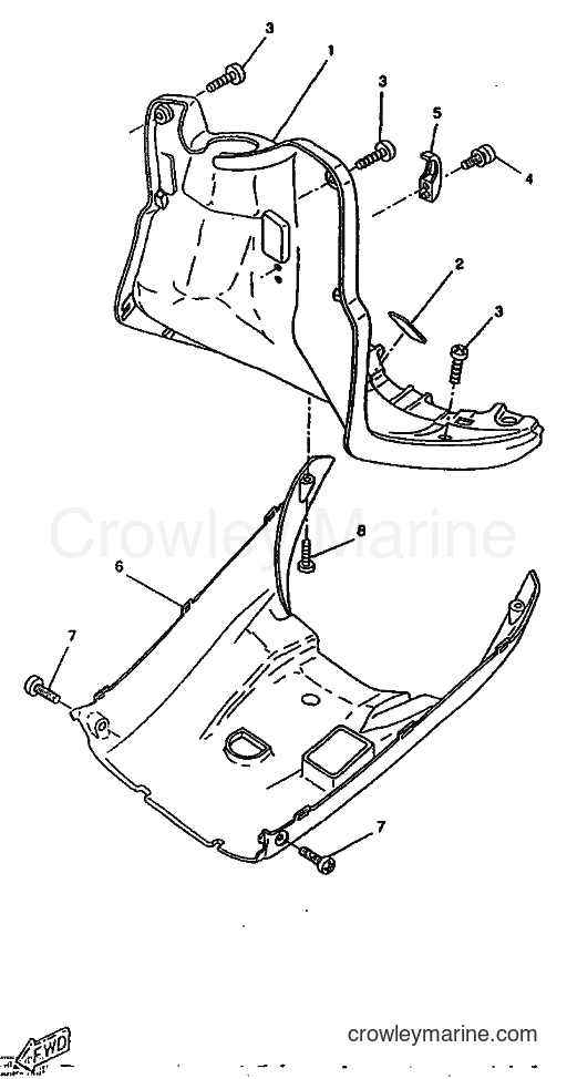 1998 Scooter CW50RS - CW50RS (4TDL) [999] - LEG SHIELD