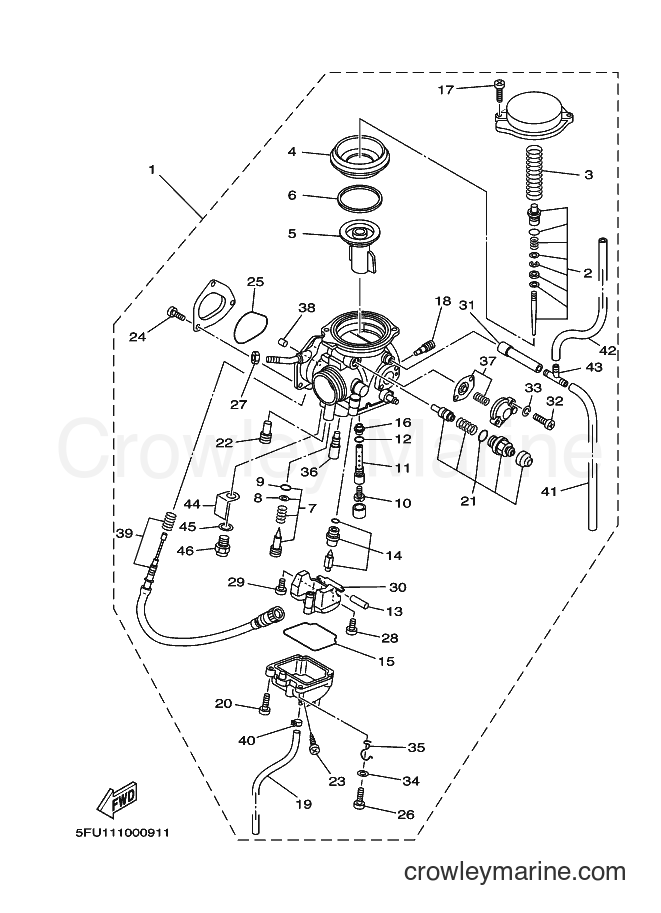 2000 ATV YFM400N - YFM400N (5GW3) [010] - CARBURETOR