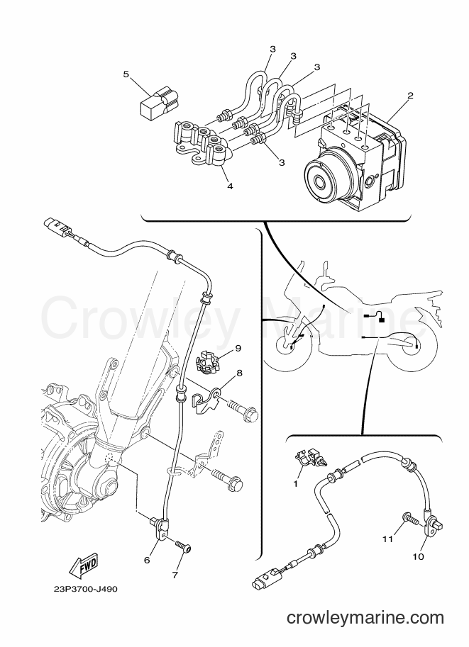 2012 Dirt Bike XT1200Z - XT1200Z (23P6) [010] - ELECTRICAL 3