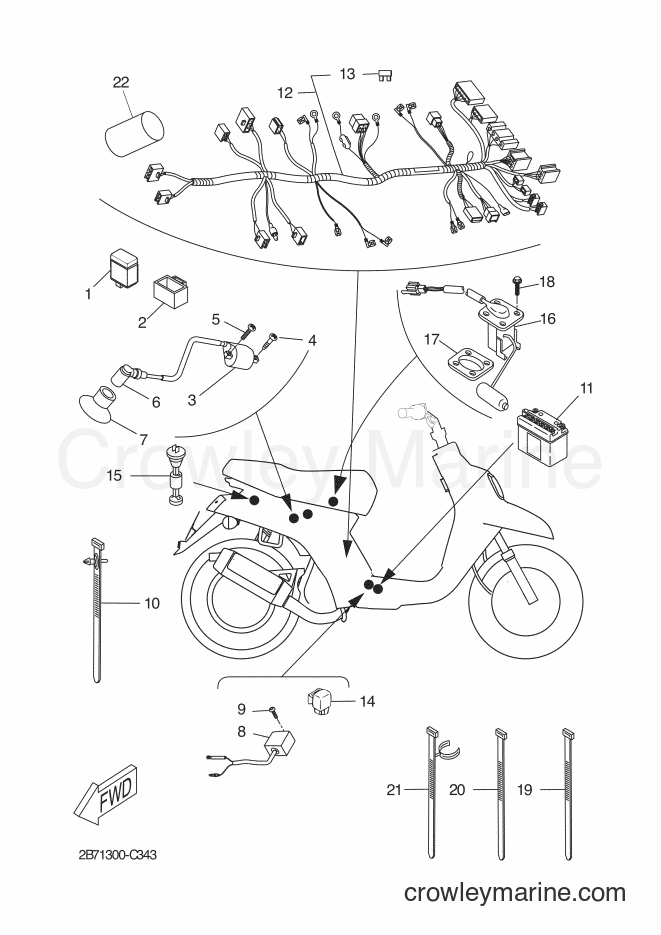 Yamaha Motors CW50N (2B71) [040] - ELECTRICAL 2