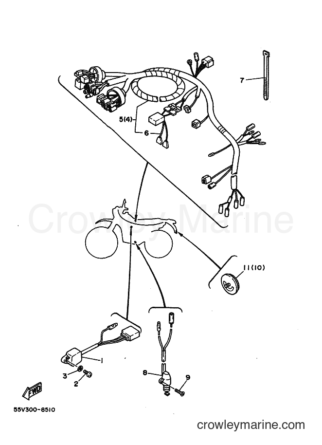 Yamaha Motors XT350 (55V0) [050] - ALTERNATE FOR ELECTRICAL
