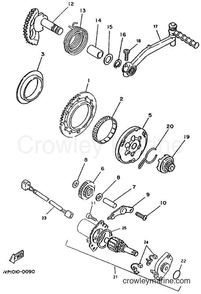 Yamaha Motors YE50 (4LN4) [010] - STARTER