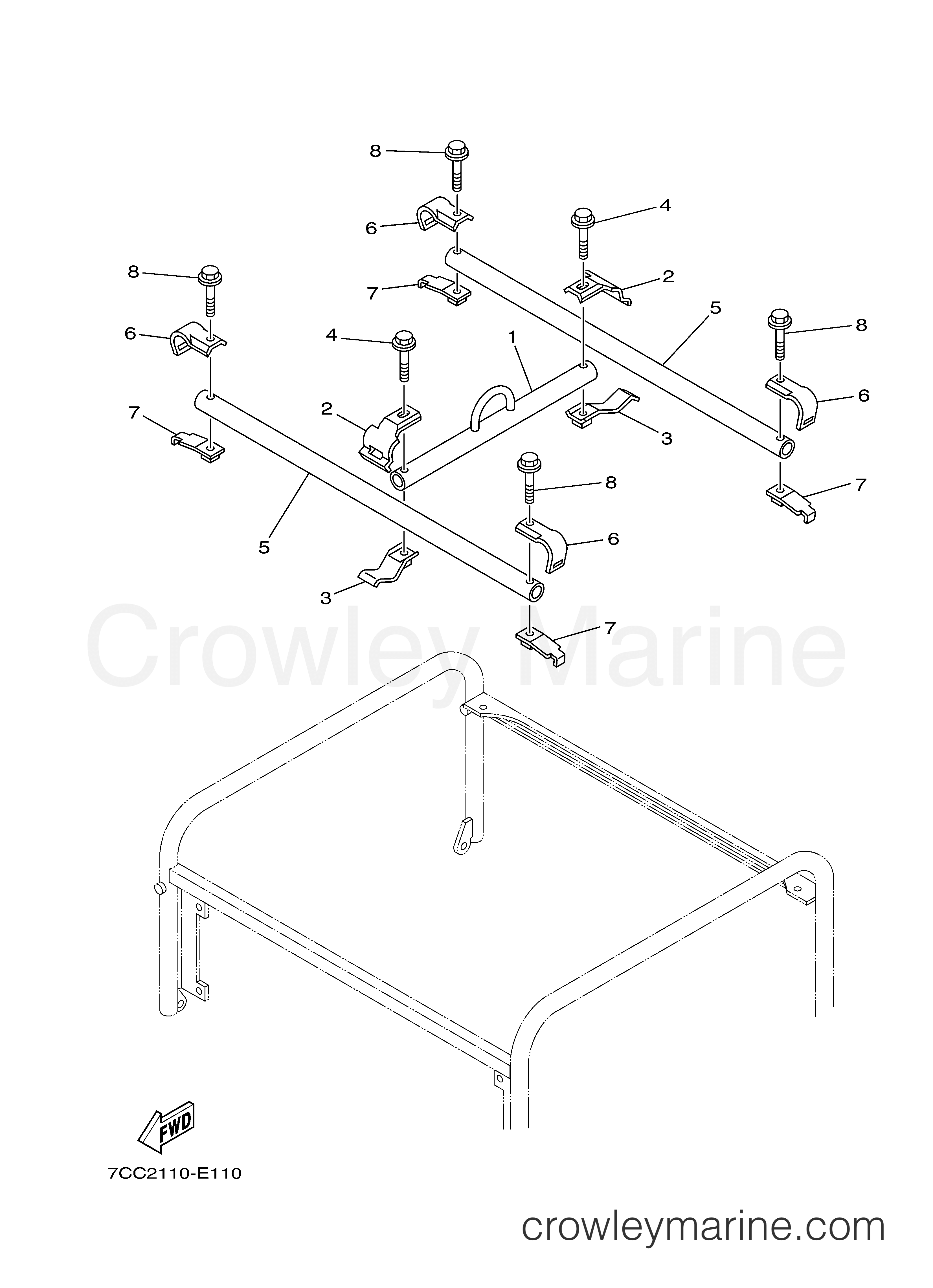 Yamaha Motors EF4000DM - FRAME 2