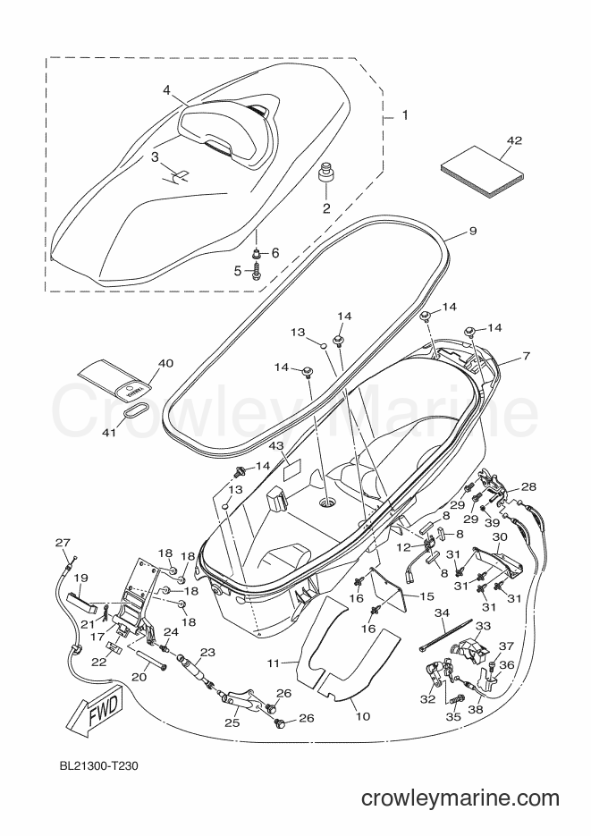 2018 Scooter YP125RA - YP125RA (BL21) [030] - SEAT