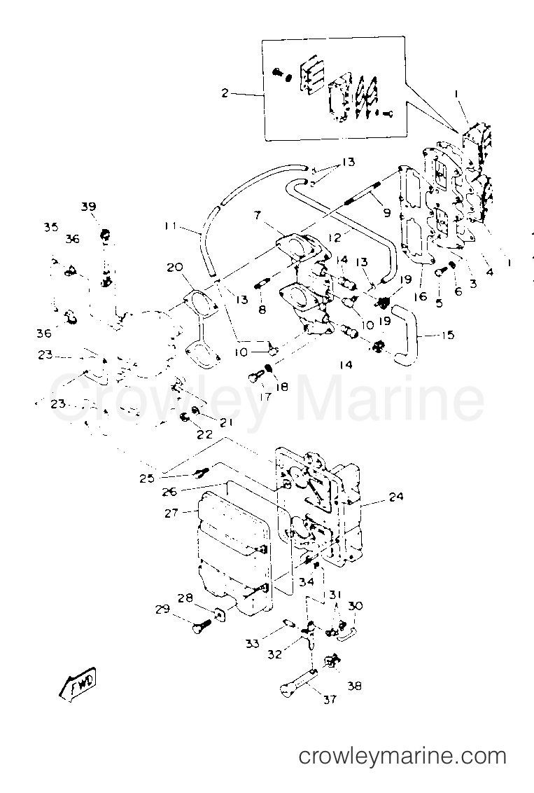 Yamaha Motors C40ELRP - INTAKE